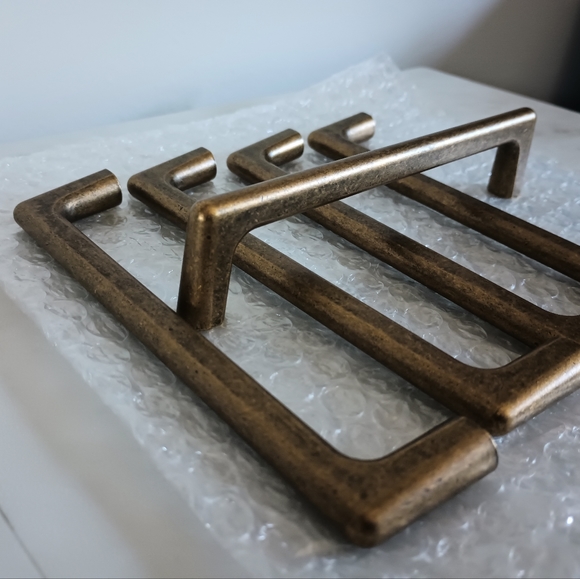 5PCS- 5" Brass Center Bar Pull - Picture 3 of 5